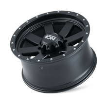 ION Type 134 17x8.5 / 5x114.3 BP / - 6mm Offset / 72.6mm Hub Matte Black/Black Beadlock Wheel - JDMuscleSPK516325