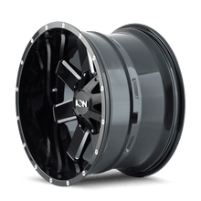 ION Type 141 17x9 / 5x114.3 BP / - 12mm Offset / 87mm Hub Gloss Black Milled Wheel - JDMuscleSPK516475