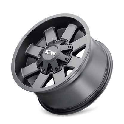 ION Type 141 17x9 / 5x114.3 BP / 18mm Offset / 87mm Hub Satin Black Wheel - JDMuscleSPK516472
