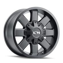 ION Type 141 17x9 / 5x114.3 BP / 18mm Offset / 87mm Hub Satin Black Wheel - JDMuscleSPK516472