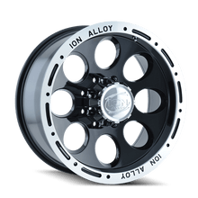 ION Type 174 15x8 / 5x114.3 BP / - 27mm Offset / 83.82mm Hub Black/Machined Wheel - JDMuscleSPK516814