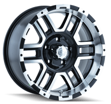 ION Type 179 16x8 / 5x114.3 BP / 10mm Offset / 83.82mm Hub Black/Machined Wheel - JDMuscleSPK516860