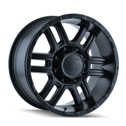 ION Type 179 17x8 / 5x114.3 BP / 10mm Offset / 83.82mm Hub Matte Black Wheel - JDMuscleSPK516877