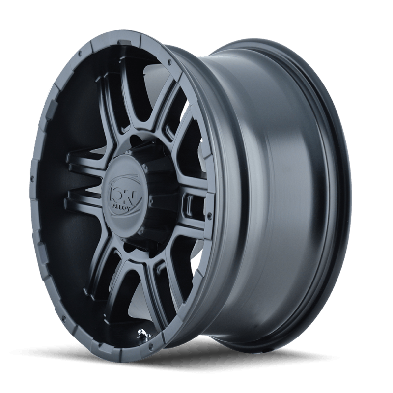 ION Type 179 17x8 / 5x114.3 BP / 10mm Offset / 83.82mm Hub Matte Black Wheel - JDMuscleSPK516877