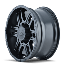 ION Type 179 17x8 / 5x114.3 BP / 10mm Offset / 83.82mm Hub Matte Black Wheel - JDMuscleSPK516877