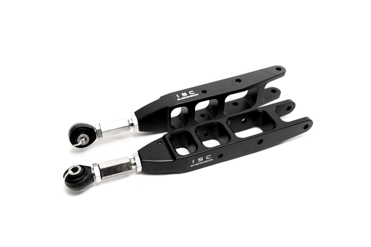 ISC Suspension [08-25 WRX/STI, 13-25 BRZ/GR86, 13-21 FR-S/86] V3 Rear Adjustable Control Arms Stealth Black | S012CA-V3BL - JDMuscleControl ArmsiscS012CA-V3BL