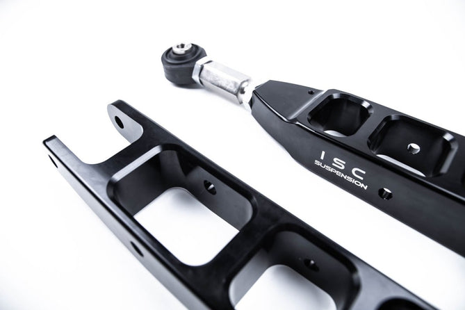 ISC 08-22 WRX / 08-21 STI / 09-13 FXT / 13-22 BRZ V3 Black Rear Adjustable Control Arms | S012-CA-V3B