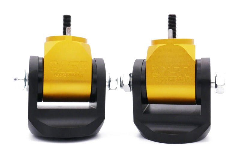 ISR Performance [03-08 350Z][03-07 G35] Billet Engine Mount Set with Poly Bushings - Black - JDMuscleEngine MountsisrIS-EMK-Z33-P