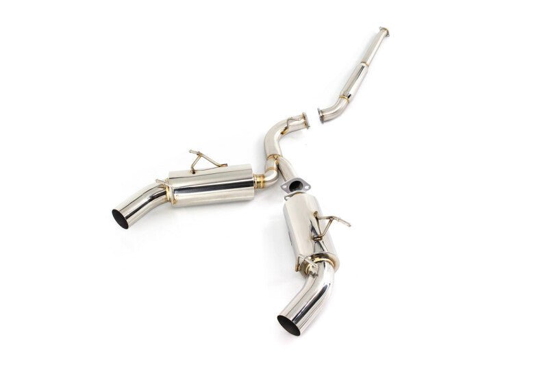 ISR Performance [13-16 Scion FR-S] [13-20 Subaru BRZ] [17-20 Toyota 86] [22-26 Toyota GR86] ST Cat-Back Exhaust - Polished Tip - JDMuscleCat Back Exhaust SystemisrIS-ST-GT86-P