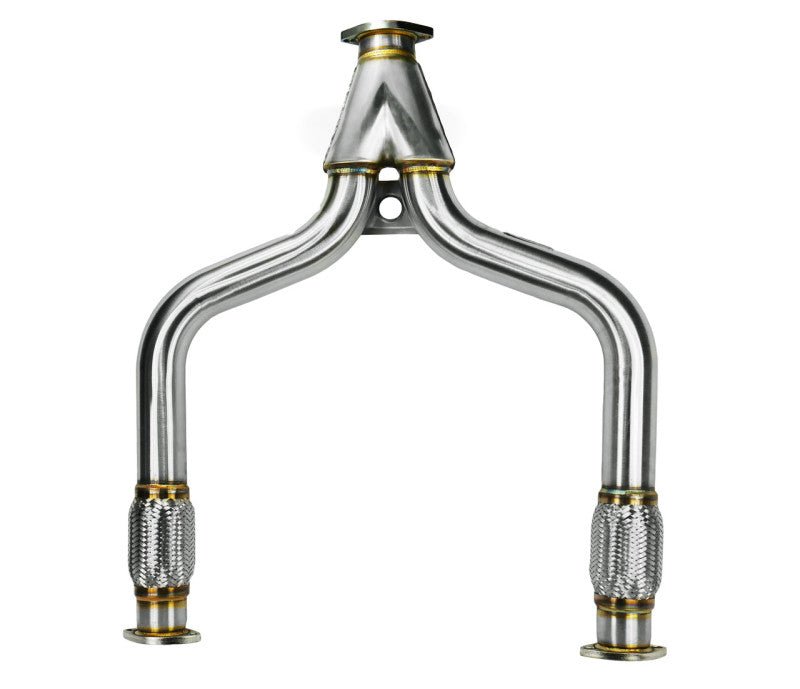 ISR Performance [14-23 Q50/Q60 RWD 3.0T] Exhaust Y-Pipe - Stainless Steel - JDMuscleExhaust Mid PipesisrIS-Q5060-Y