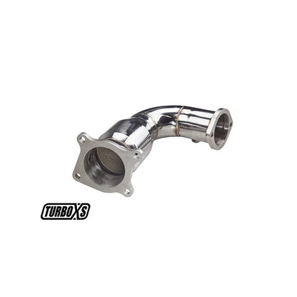 Turbo XS [15-21 WRX] Front/J Pipe w/ Catalytic Converter MT/CVT | W15-FP-1C