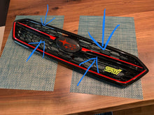 StickerFab [18-21 WRX/STI] Japanese Style Grille Pinstripe