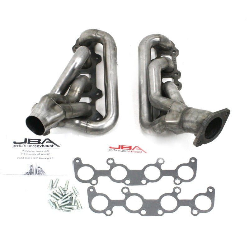 JBA 15 - 20 Ford Mustang 5.0L Coyote 1 - 3/4in Primary Raw 409SS Cat4Ward Header - JDMuscleShop the look 2jba1689S