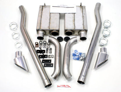 JBA 65 - 70 Ford Mustang 260 - 428 409SS Eleanor Style Dual Side Header Back Exhaust - JDMuscleShop the look 2jba50-2651