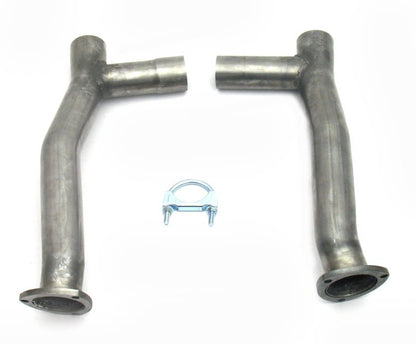 JBA 65 - 73 Ford Mustang 260 - 302 4 Speed C4/C6/AOD 409SS Mid Pipes - JDMuscleShop the look 2jba6610SH