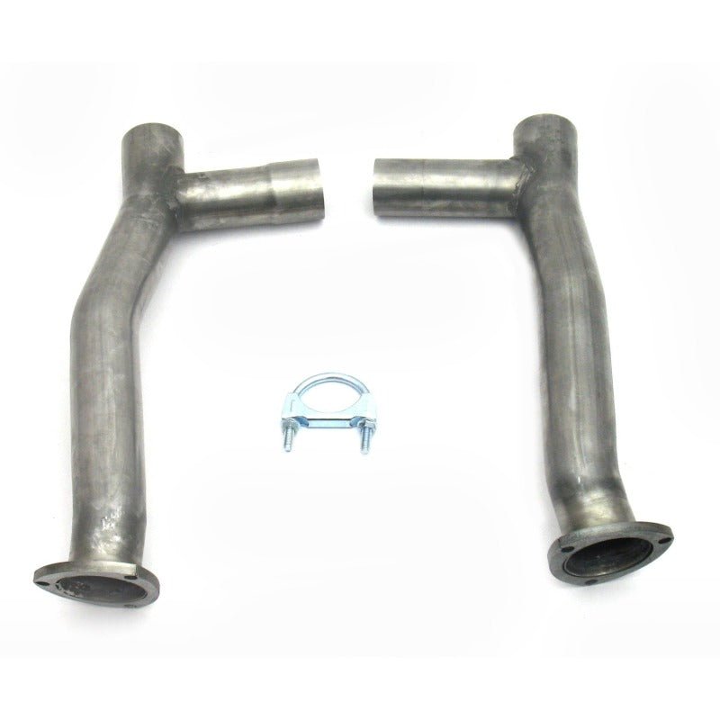 JBA 65 - 73 Ford Mustang 260 - 302 4 Speed C4/C6/AOD 409SS Mid Pipes - JDMuscleShop the look 2jba6610SH