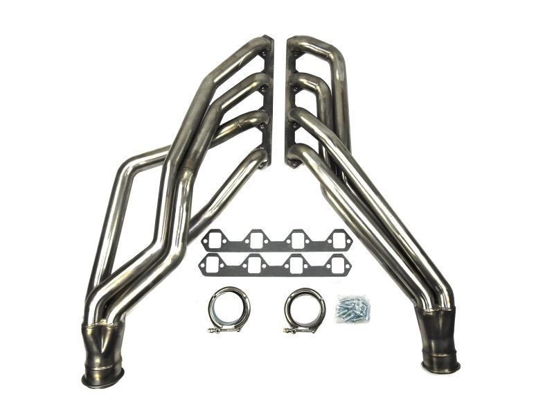 JBA 65 - 73 Ford Mustang 351W SBF 1 - 3/4in Primary Raw 409SS Long Tube Header - JDMuscleShop the look 2jba6616S