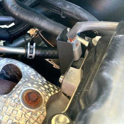 JDC Aluminum Cam Position Sensor Heat Shield (Evo X) - JDMuscleHeat ShieldsJDC-AL-EVOX-CPSHSBurnt