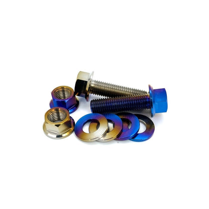 JDC Titanium 3" Exhaust Gasket & Bolt Set - JDMuscleUniversal Titanium HardwareJDC-TI-EXGBS + VIB1458Burnt