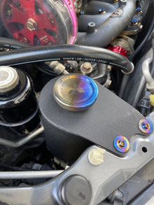 JDC Titanium Cap for JM Fab Tanks (Evo 7/8/9) - JDMuscleOil CapsJDC-TI-JF-CAPBurntNo Thanks