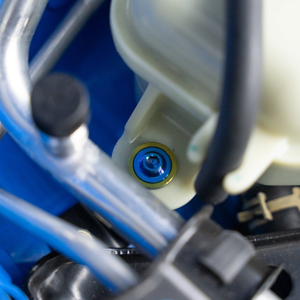 JDC Titanium Coolant Reservoir Hardware (Visible Bolts Only) (2023+ FL5 Civic Type R) - JDMuscleEngine Dress - UpJDC-TI-FL5-COOL-RES-HW-FFA-TIFlush - Fit AllenBurnt