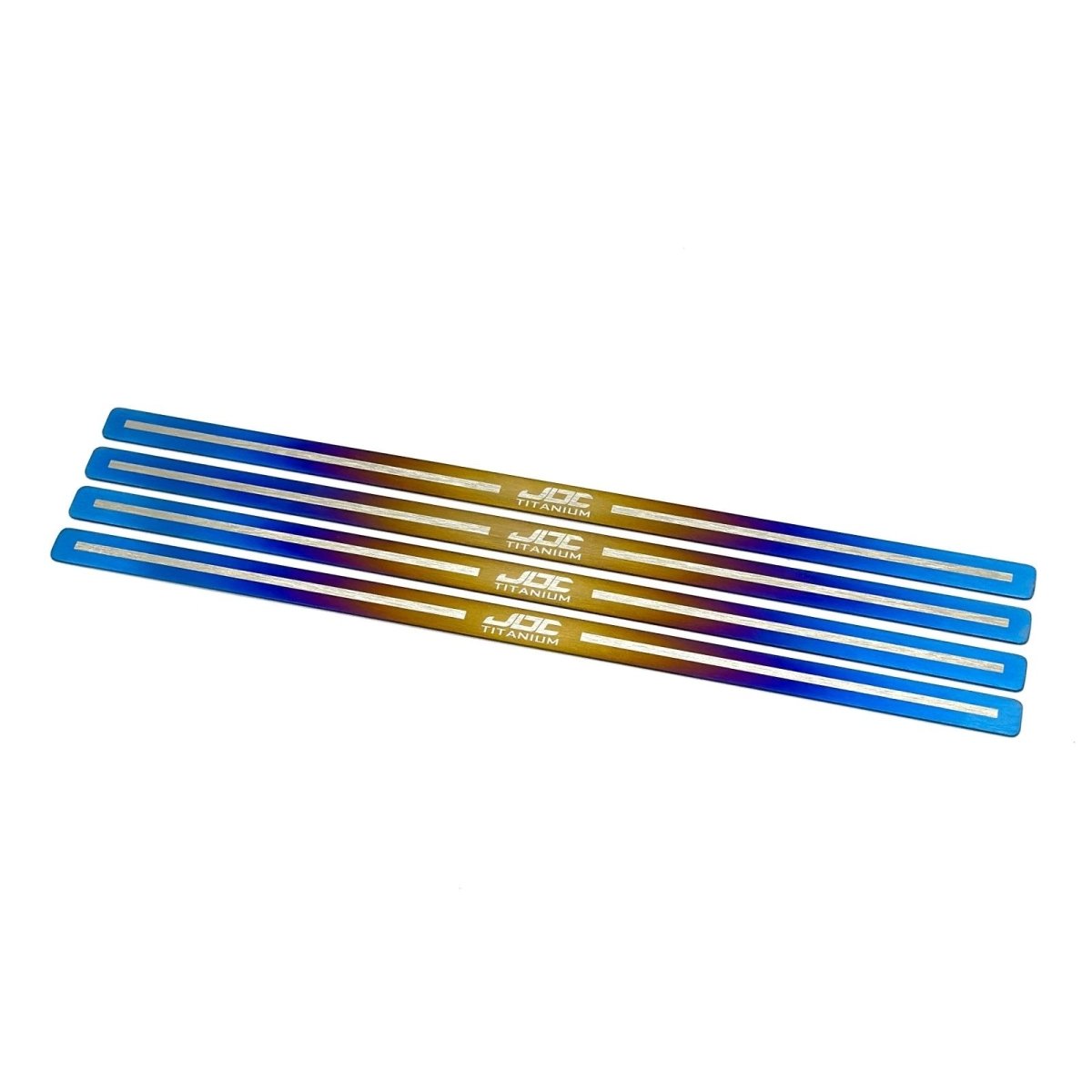 JDC Titanium Door Sill Plates (R35 GT - R) - JDMuscleBadgesJDC-TI-GTR-LDSP-FULLBurntFull KitJDC Titanium