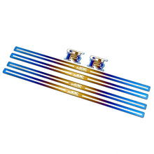 JDC Titanium Door Sill Plates (R35 GT - R) - JDMuscleBadgesJDC-TI-GTR-LDSP-FULLBurntFull KitJDC Titanium