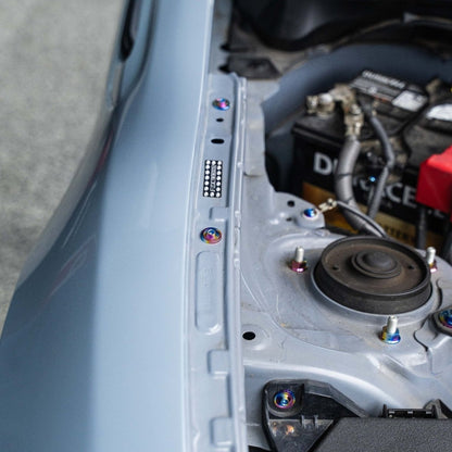 JDC Titanium Engine Bay Dress - Up Hardware Kit (13 - 21 FRS/BRZ/86) - JDMuscleEngine Dress - UpJDC-TI-FRZ86-FEBK-S1-FFA-TIStage 1Flush - Fit Allen HeadBurnt