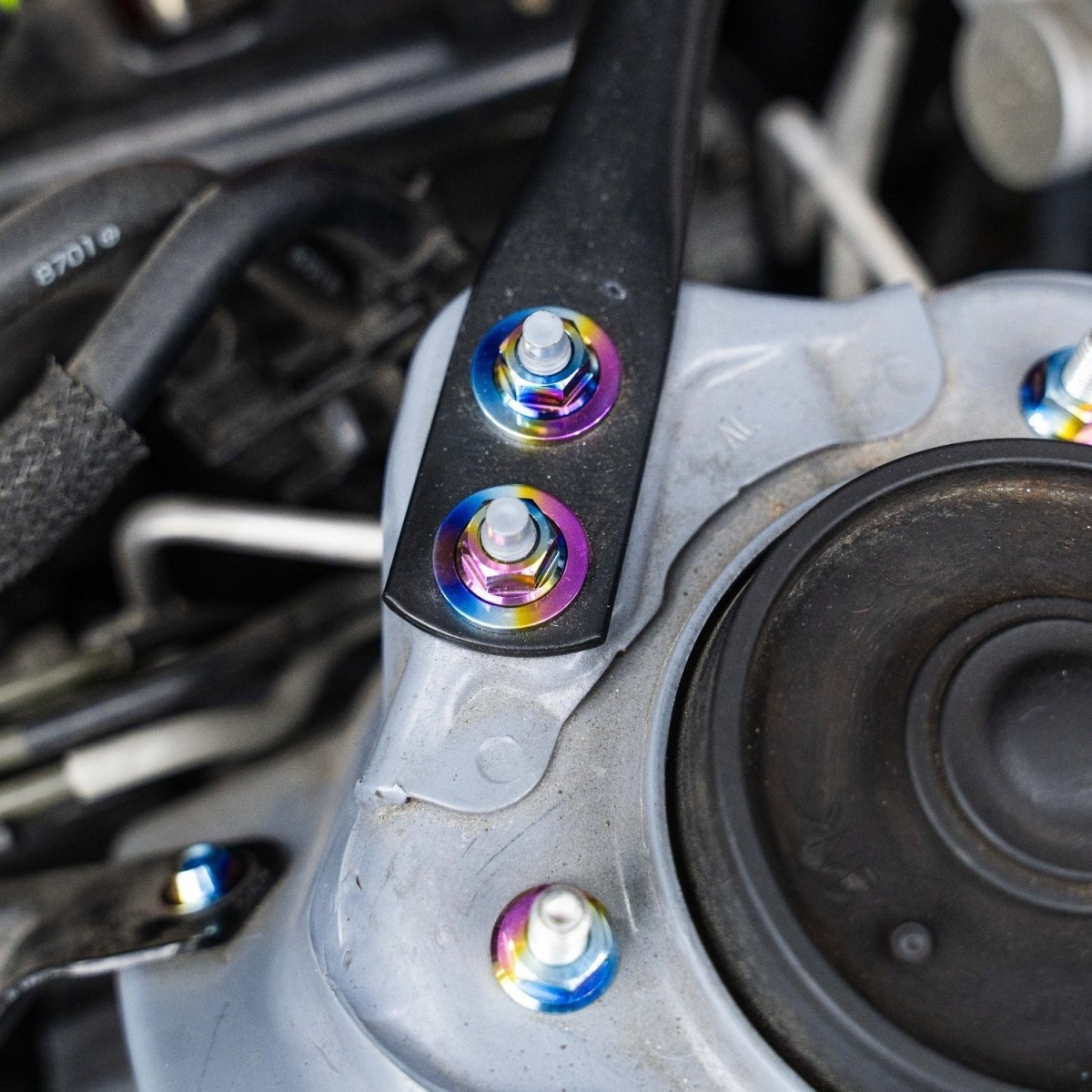 JDC Titanium Engine Bay Dress - Up Hardware Kit (13 - 21 FRS/BRZ/86) - JDMuscleEngine Dress - UpJDC-TI-FRZ86-FEBK-S1-FFA-TIStage 1Flush - Fit Allen HeadBurnt