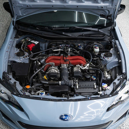 JDC Titanium Engine Bay Dress - Up Hardware Kit (13 - 21 FRS/BRZ/86) - JDMuscleEngine Dress - UpJDC-TI-FRZ86-FEBK-S1-FFA-TIStage 1Flush - Fit Allen HeadBurnt