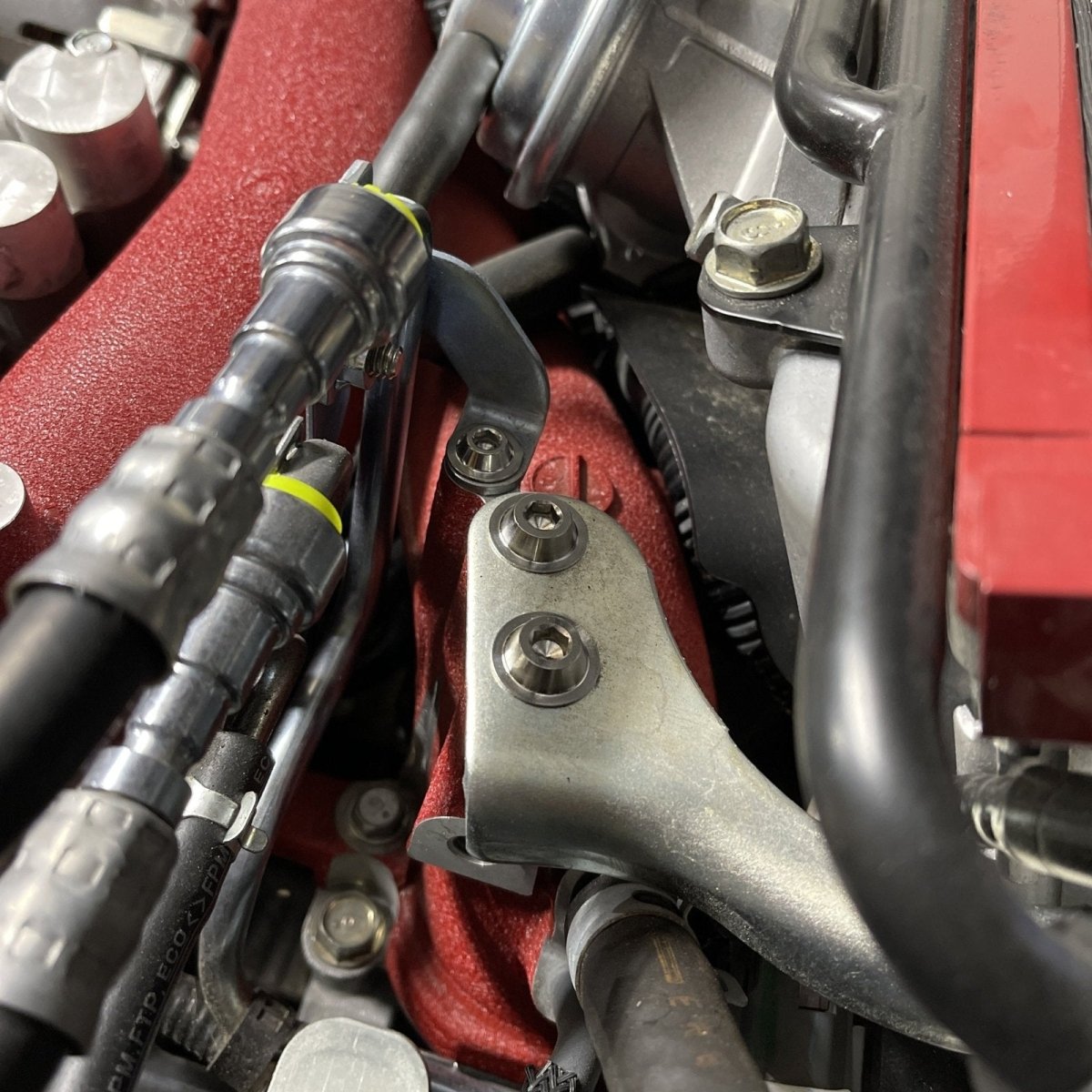 JDC Titanium Engine Bay Dress - Up Hardware Kit (15 - 21 Subaru STi) - JDMuscleEngine Dress - UpJDC-TI-SUB-FULLEBk-FFA-TIFlush Fit Allen HeadBurnt