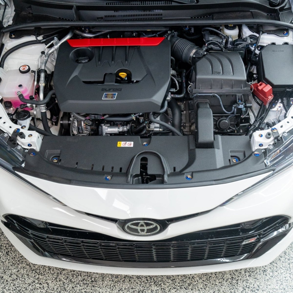JDC Titanium Engine Bay Dress - Up Hardware Kit (23+ GR Corolla) - JDMuscleEngine Dress - UpJDC-TI-GRC-FEBHK-S1-FFA-TIStage 1Flush - Fit Allen Head BoltsBurnt