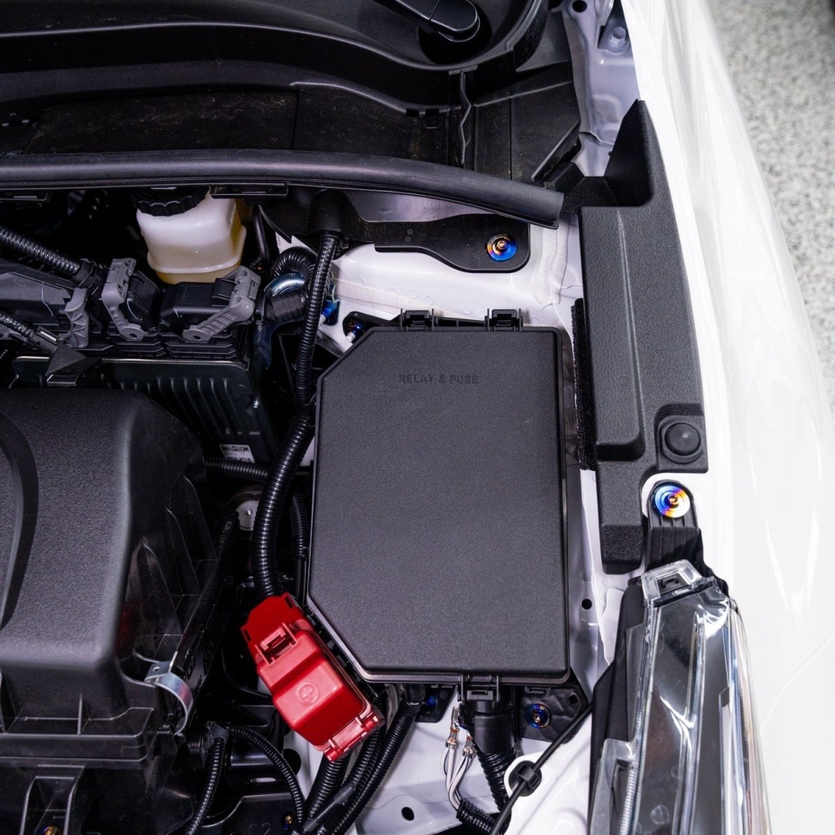 JDC Titanium Engine Bay Dress - Up Hardware Kit (23+ GR Corolla) - JDMuscleEngine Dress - UpJDC-TI-GRC-FEBHK-S1-FFA-TIStage 1Flush - Fit Allen Head BoltsBurnt
