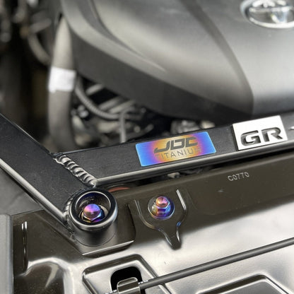 JDC Titanium Engine Bay Dress - Up Hardware Kit (A90/A91 Supra) - JDMuscleEngine Dress - UpJDC-TI-A90-FEBHKBurnt