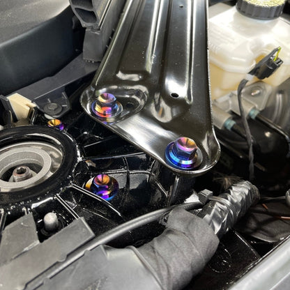 JDC Titanium Engine Bay Dress - Up Hardware Kit (A90/A91 Supra) - JDMuscleEngine Dress - UpJDC-TI-A90-FEBHKBurnt