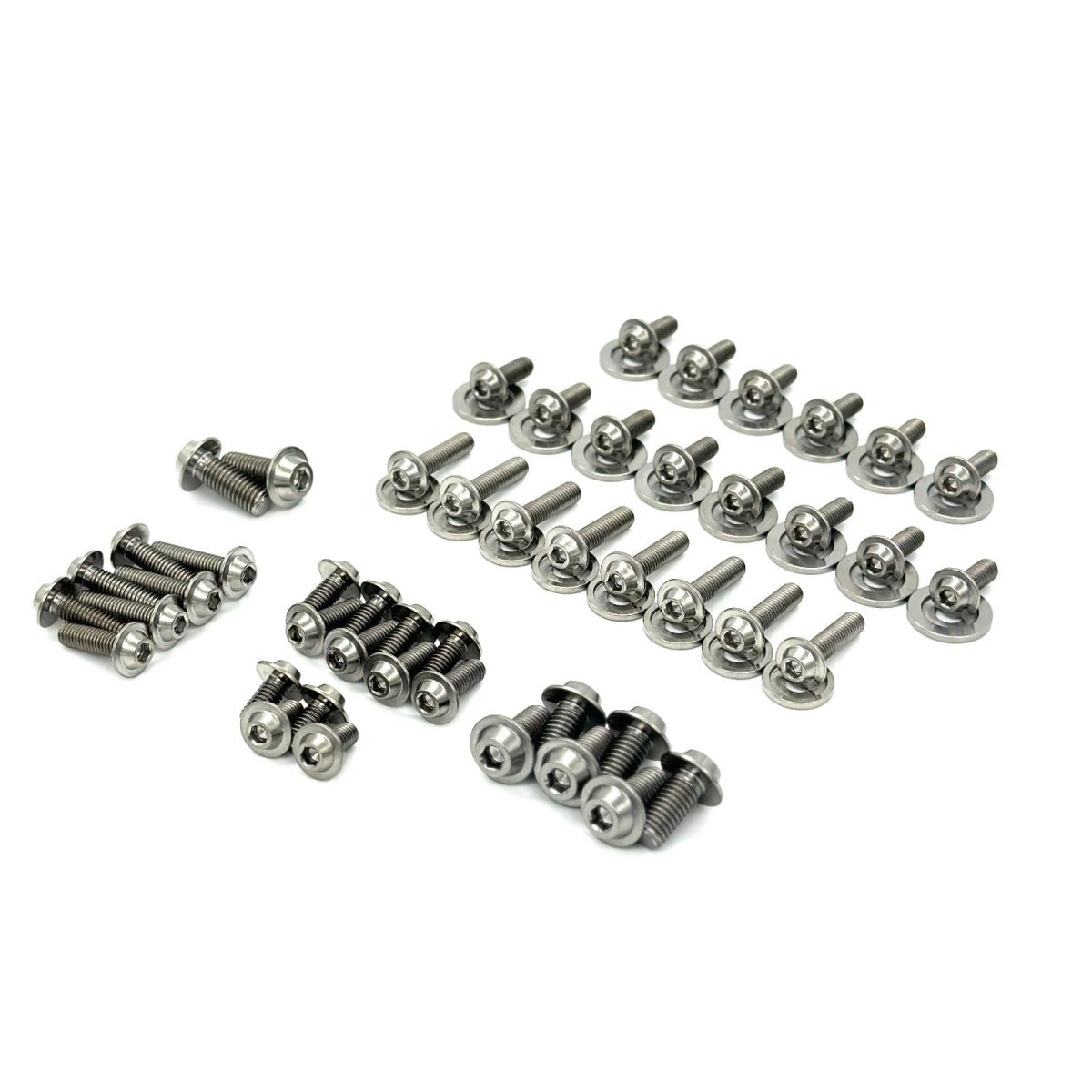 JDC Titanium Engine Bay Dress - Up Hardware Kit (Evo 8/9) - JDMuscleEngine Dress - UpJDC-TI-EVO89-EBHK-S1-FFA-TIStage 1Flush - Fit Allen Head BoltsBurnt