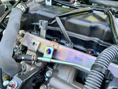 JDC Titanium Engine Bay Dress - Up Hardware Kit (Evo X) - JDMuscleEngine Dress - UpJDC-TI-EVOX-FEBKBurnt