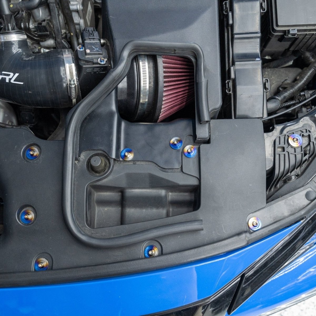 JDC Titanium Engine Bay Dress - Up Hardware Kit (Honda FK8 Type R) - JDMuscleEngine Dress - UpJDC-TI-FK8-FULLEBK-TIBurnt