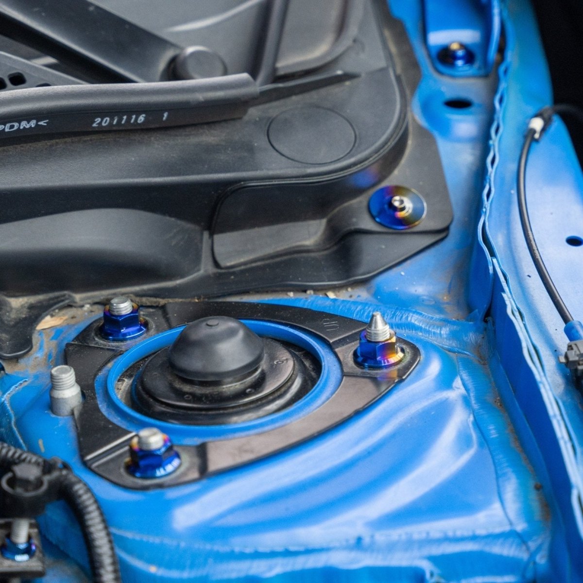 JDC Titanium Engine Bay Dress - Up Hardware Kit (Honda FK8 Type R) - JDMuscleEngine Dress - UpJDC-TI-FK8-FULLEBK-TIBurnt