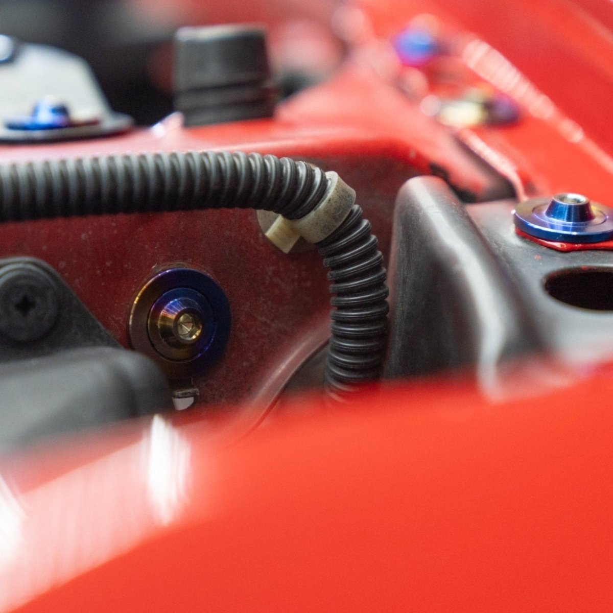 JDC Titanium Engine Bay Dress - Up Hardware Kit (Honda S2000) - JDMuscleEngine Dress - UpJDC-TI-S2000-FEBKBurnt