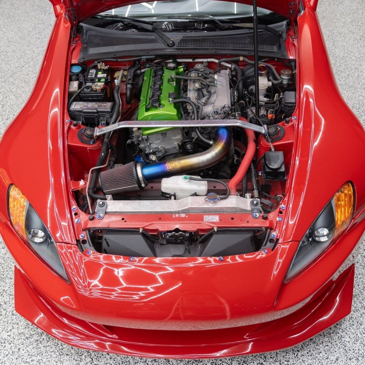 JDC Titanium Engine Bay Dress - Up Hardware Kit (Honda S2000) - JDMuscleEngine Dress - UpJDC-TI-S2000-FEBKBurnt