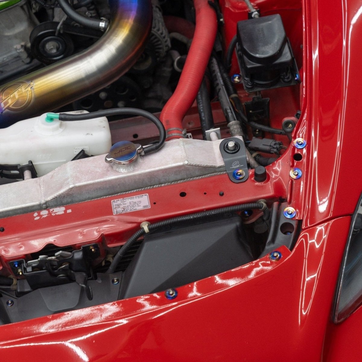 JDC Titanium Engine Bay Dress - Up Hardware Kit (Honda S2000) - JDMuscleEngine Dress - UpJDC-TI-S2000-FEBKBurnt