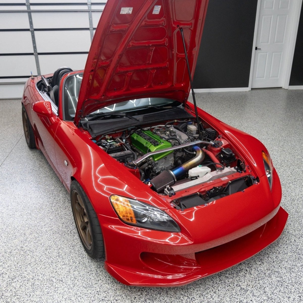 JDC Titanium Engine Bay Dress - Up Hardware Kit (Honda S2000) - JDMuscleEngine Dress - UpJDC-TI-S2000-FEBKBurnt