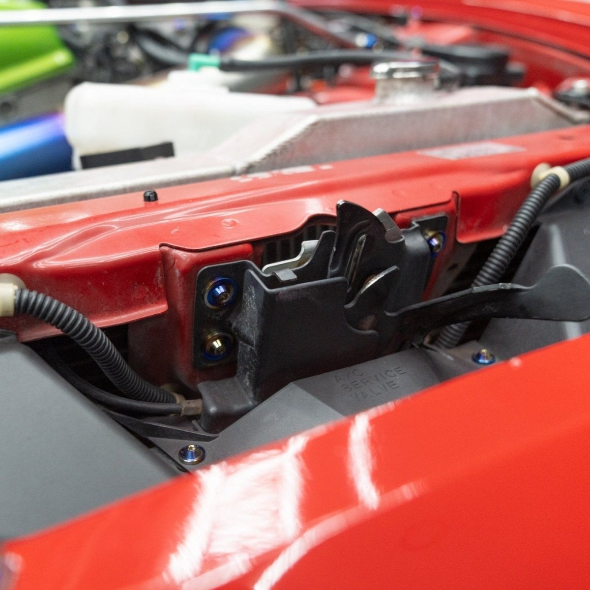 JDC Titanium Engine Bay Dress - Up Hardware Kit (Honda S2000) - JDMuscleEngine Dress - UpJDC-TI-S2000-FEBKBurnt
