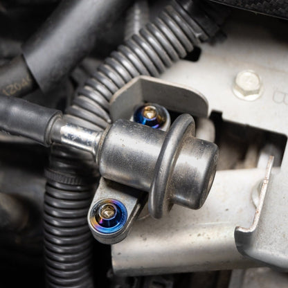 JDC Titanium Engine Bay Dress - Up Hardware Kit (Nissan 370Z) - JDMuscleEngine Dress - UpJDC-TI-370Z-FEBHK-BKStage 1Burnt