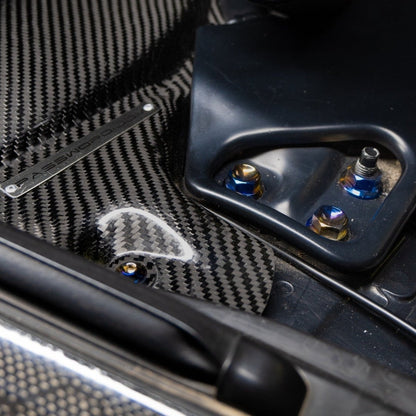 JDC Titanium Engine Bay Dress - Up Hardware Kit (Nissan 370Z) - JDMuscleEngine Dress - UpJDC-TI-370Z-FEBHK-BKStage 1Burnt