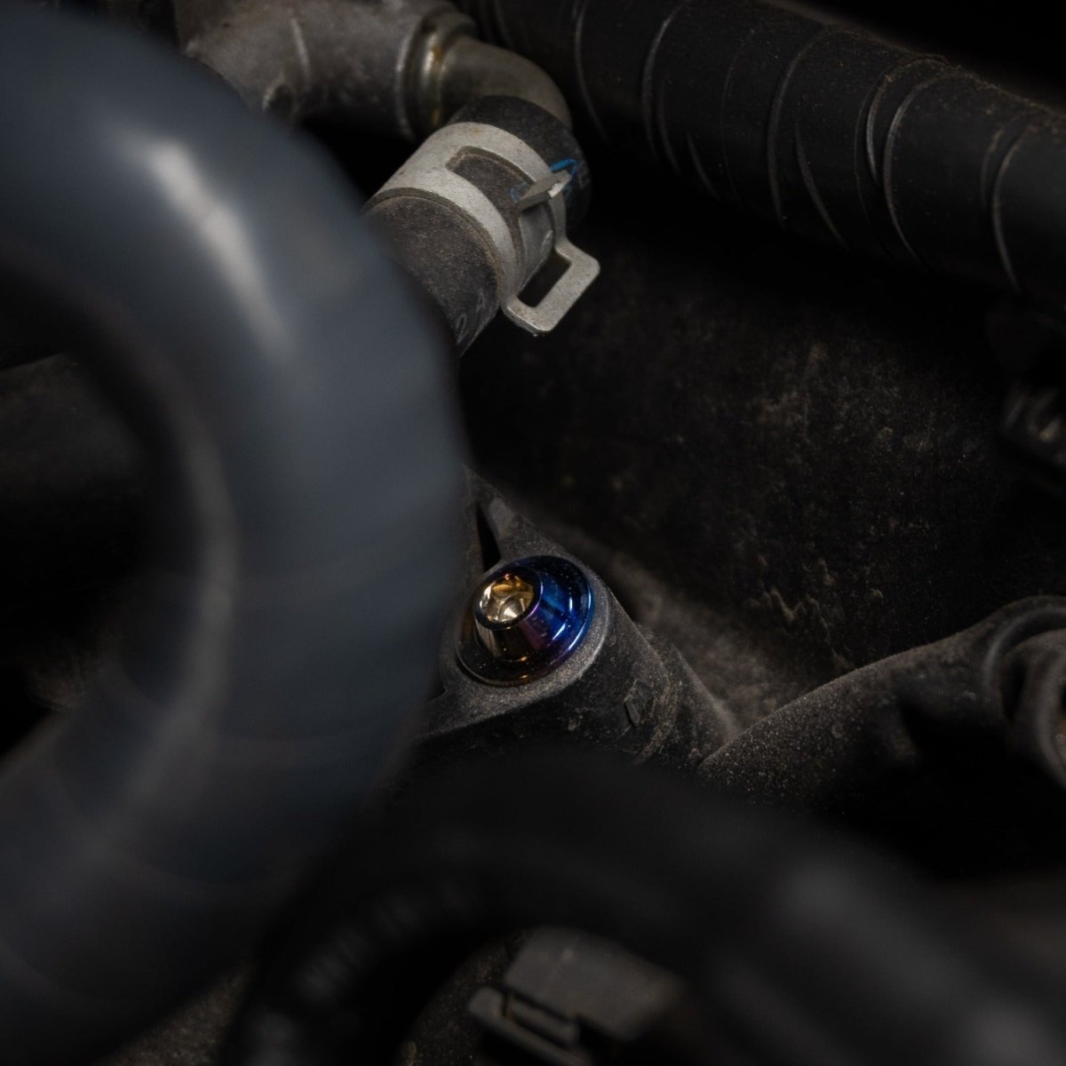 JDC Titanium Engine Bay Dress - Up Hardware Kit (Nissan 370Z) - JDMuscleEngine Dress - UpJDC-TI-370Z-FEBHK-BKStage 1Burnt