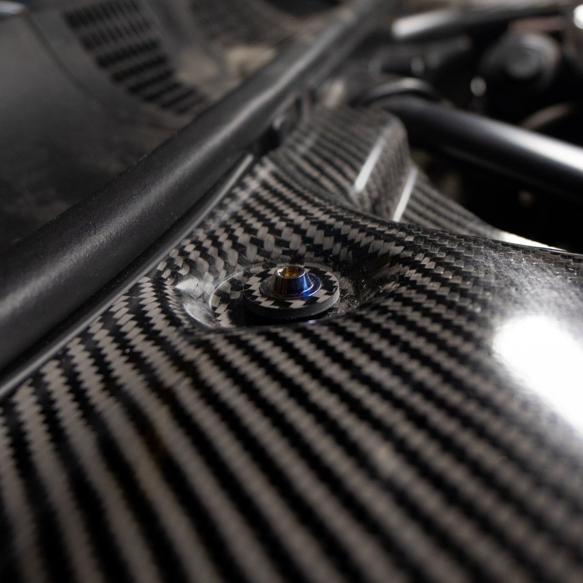 JDC Titanium Engine Bay Dress - Up Hardware Kit (Nissan 370Z) - JDMuscleEngine Dress - UpJDC-TI-370Z-FEBHK-BKStage 1Burnt