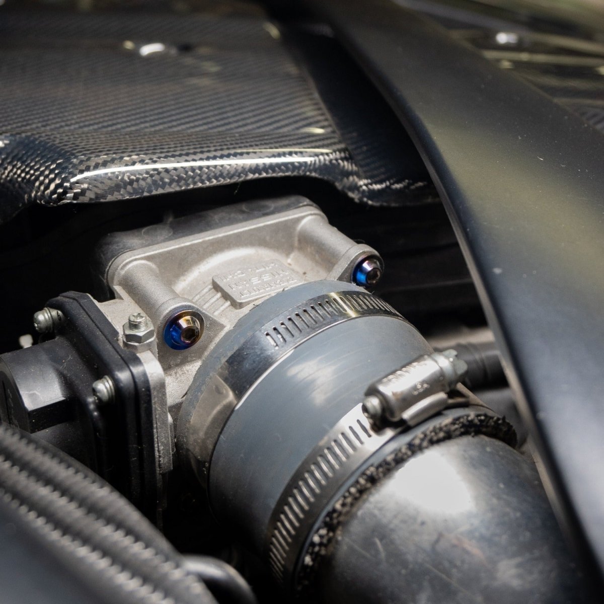 JDC Titanium Engine Bay Dress - Up Hardware Kit (Nissan 370Z) - JDMuscleEngine Dress - UpJDC-TI-370Z-FEBHK-BKStage 1Burnt