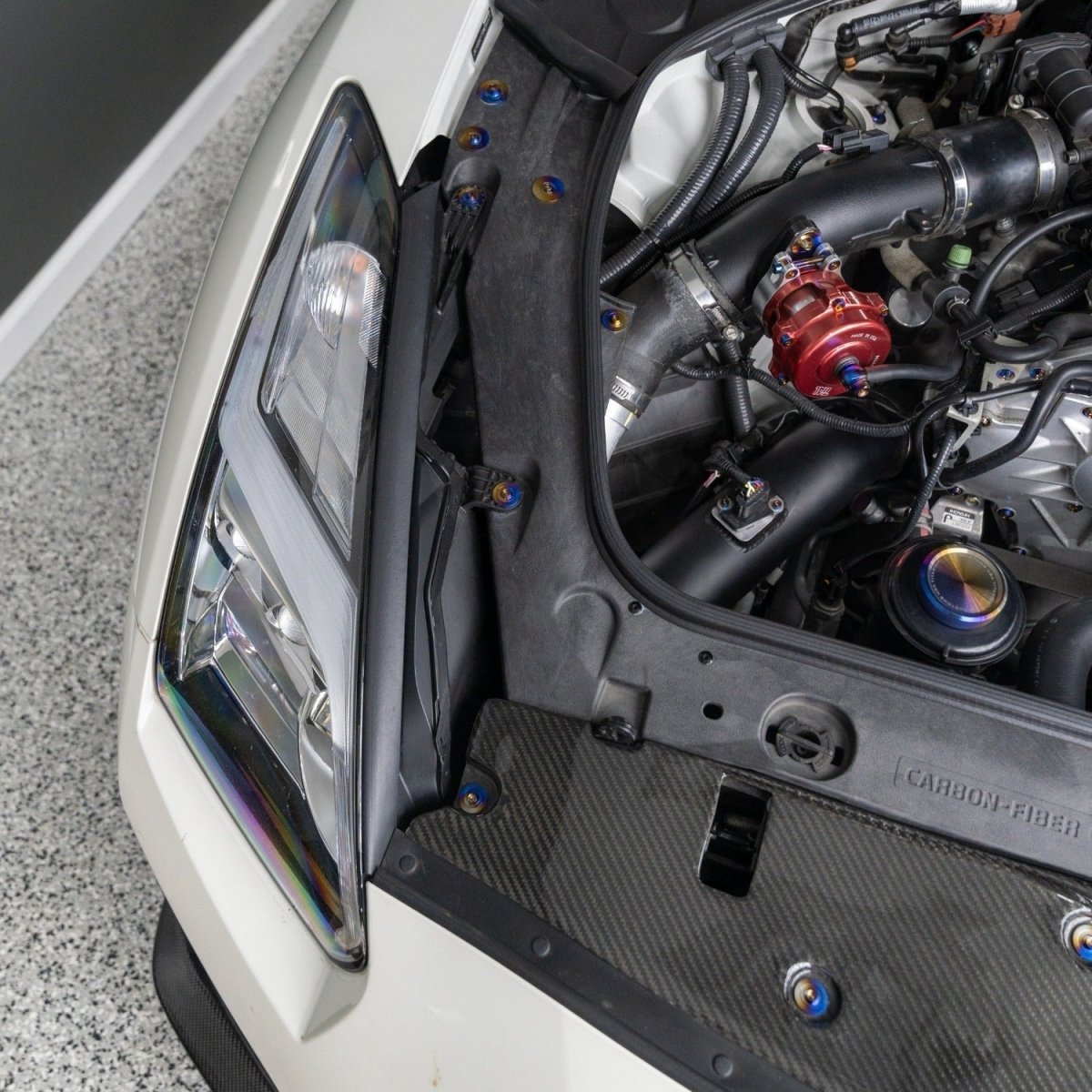 JDC Titanium Engine Bay Dress - Up Hardware Kit (R35 GT - R) - JDMuscleEngine Dress - UpJDC-TI-GTR-FEBHK-STG1Stage 1BurntFlush - Fit Allen